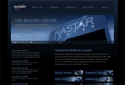 New NASTAR Center website