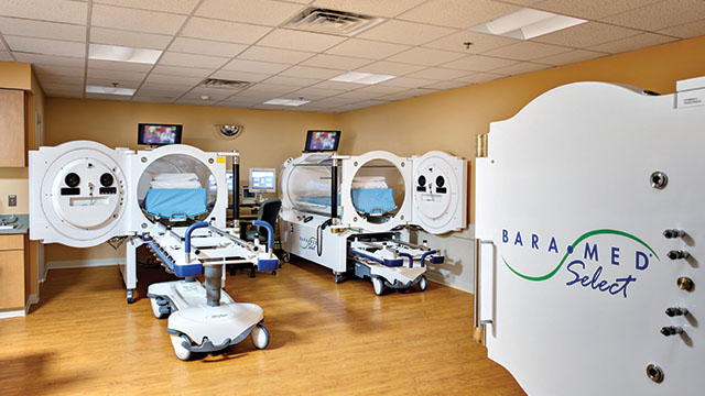 Seven BARA-MED Select Hyperbaric Chambers